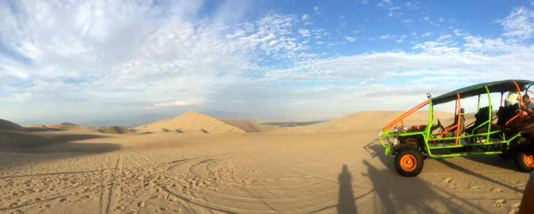 Dune buggy in the desert
