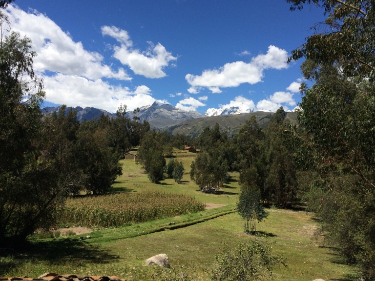 Lorena and I stumbled upon a beautiful farming neighborhood about an hour climb outside of the city of Huaraz. It was a beautiful place to stumble upon.